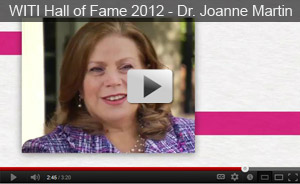 WITI Hall of Fame 2012 - Dr. Joanne Martin