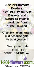 15% off Flowers, Gift Baskets, and hundreds of other products from 1-800-Flowers!