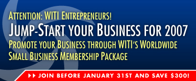 WITI Small Business Membership... Join Before January 31st and SAVE $300!