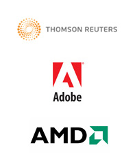 Thomson Reuters, Adobe, AMD