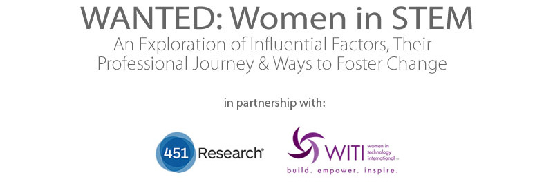 Wanted: Women in STEM - An Exploration of Influential Factors, Their Professional Journey & Ways to Foster Change | Presented by: 451 Research & WITI (Women in Technology International)